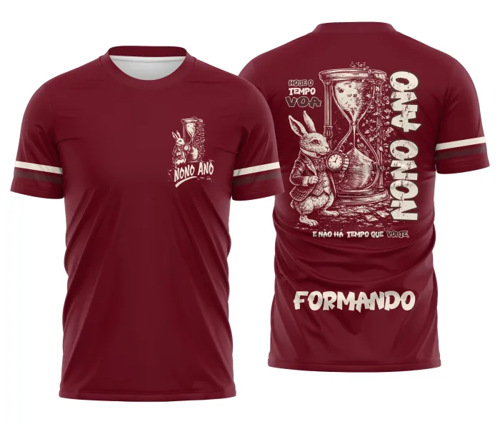 Arte Camisa Nono Ano Ampulheta