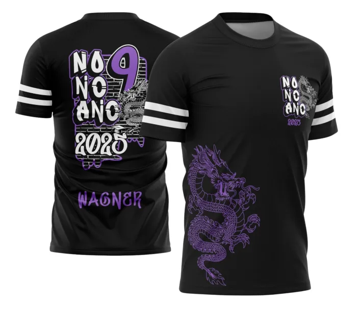 Arte Camisa Formandos Nono Ano Graffite Dragão Modelo 2
