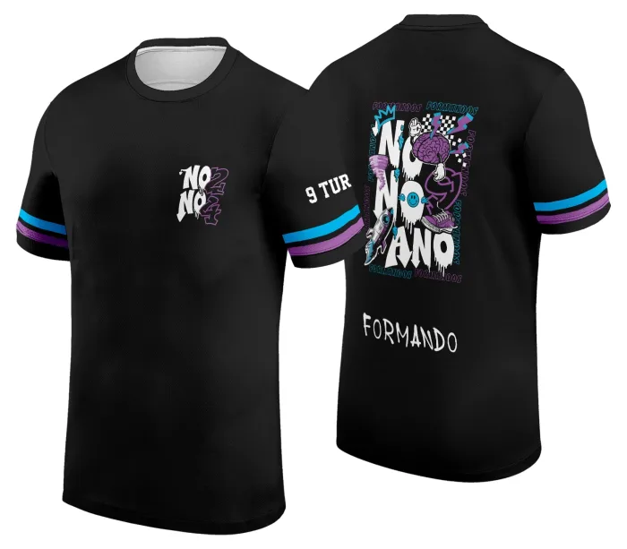 Arte Camisa Formandos Nono Ano 2026 Graffit Foguete