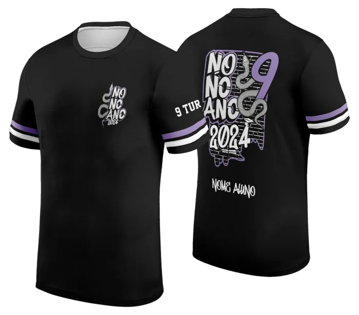 Arte Camisa Formandos Nono Ano 2026 Cobra no Muro Exclusiva