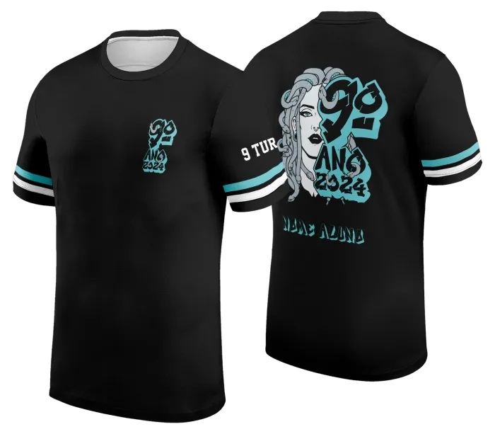 Arte Camisa Formandos Nono Ano 2026 Medusa Modelo 2 Exclusiva