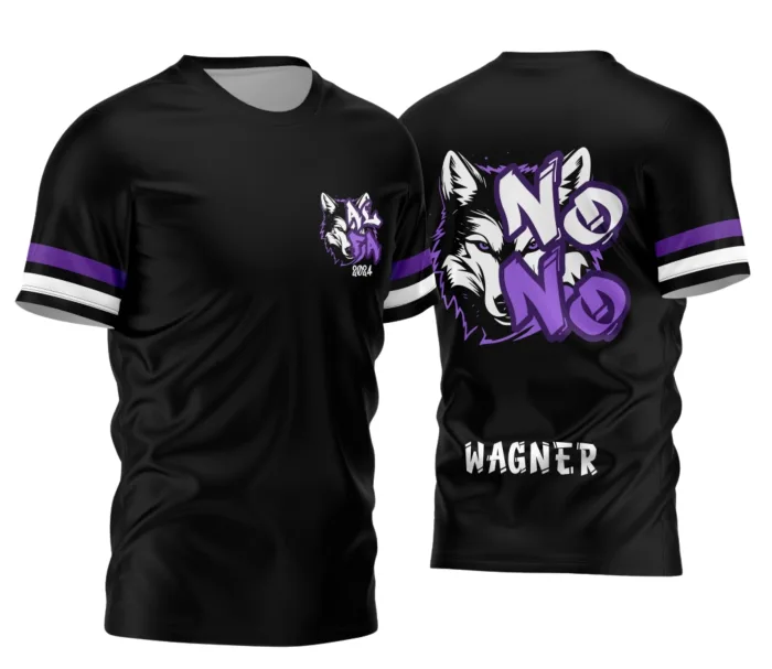 Arte Camisa Nono Ano Lobo Alfa 2026 Personalizável