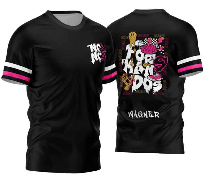 Arte Camisa Formandos Nono Ano 2026 Rosa Unissex