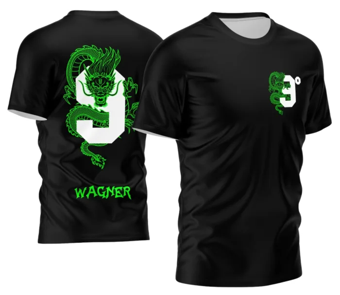 Arte Camisa Nono Ano 2026 Dragão modelo 4 Personalizável