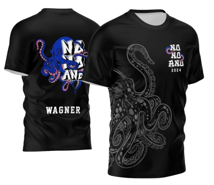 Arte Camisa Nono Ano 2026 com Polvo Modelo 2 Para Turma