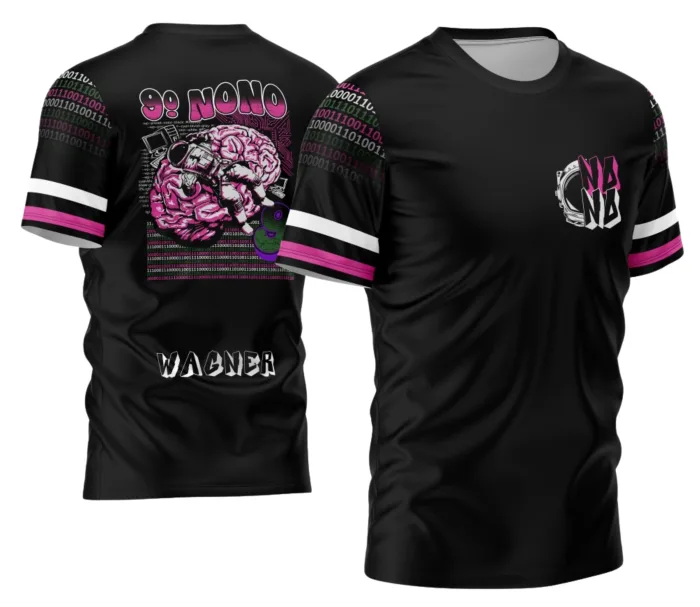 Arte Camisa Nono Ano Astronauta 2026