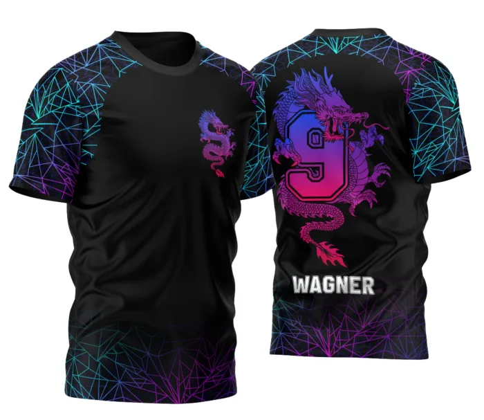 Arte Camisa Nono Ano 2026 Dragao Modelo 03 Personalizada