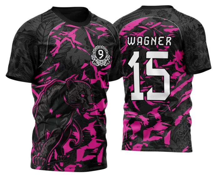 Arte Camisa InterClasse Pantera Nono Ano 2026 Modelo Rosa Forte