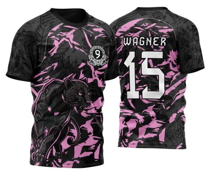 Arte Camisa InterClasse Pantera Nono Ano 2026 Modelo Rosa Exclusiva