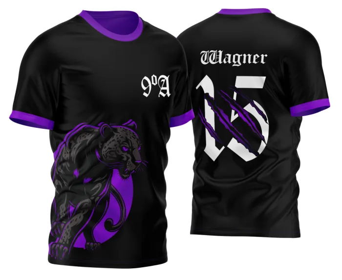 Arte Camisa Formandos Nono Ano Pantera Negra 2026 Template Exclusivo