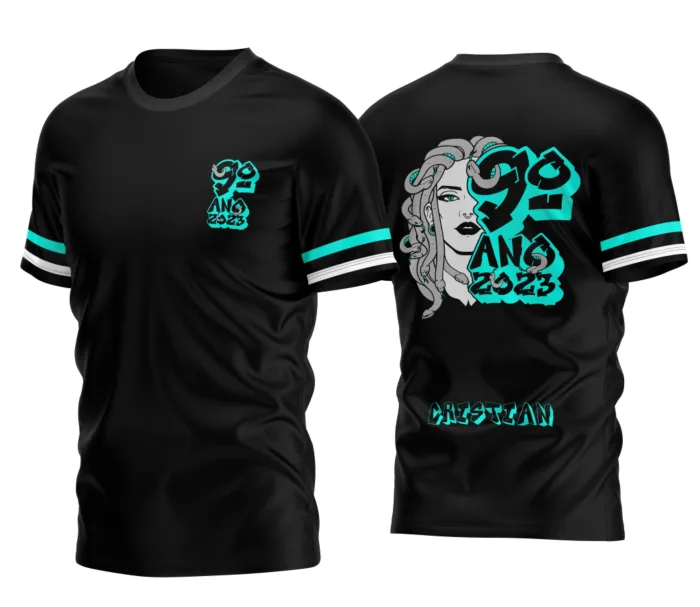 Arte Camiseta Nono Ano Medusa Top 2026 Exclusiva