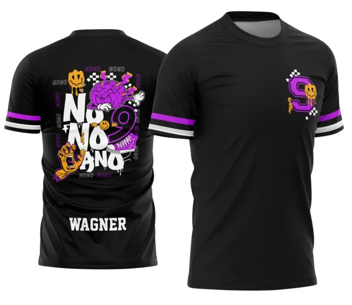 Arte Camisa Graffiti Nono Ano 2026 Personalizada Unissex