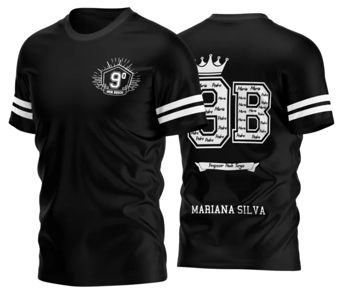 Arte Camisa Formando Nono Ano Coroa B Exclusiva