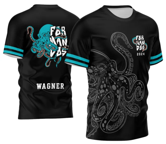 Arte Camisa Formandos 2026 com Polvo Criativo