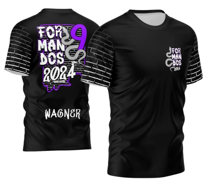 Arte Camisa Formandos 2026 Modelo 2 - Design Exclusivo para Turma